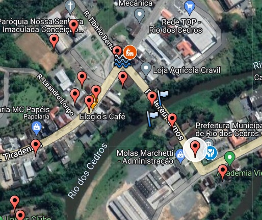 Pontos de Referência`- Centro